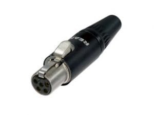 Rean RT5FC-B - MiniXLR Female 5p