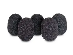 Rycote Lavalier Foam - 5 Pack zwart