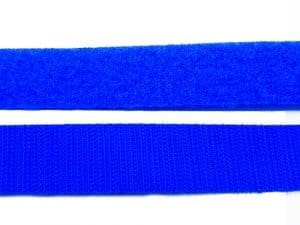 HB Klittenband Back-To-Back 25mm Blauw - Per meter