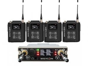 Bundel: Wisycom MCR-54 + 4x MTP60 + BPA-54