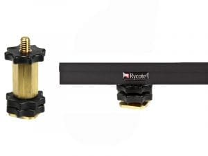 Rycote 20cm Stereo Bar + 2x 3/8" male adaptors