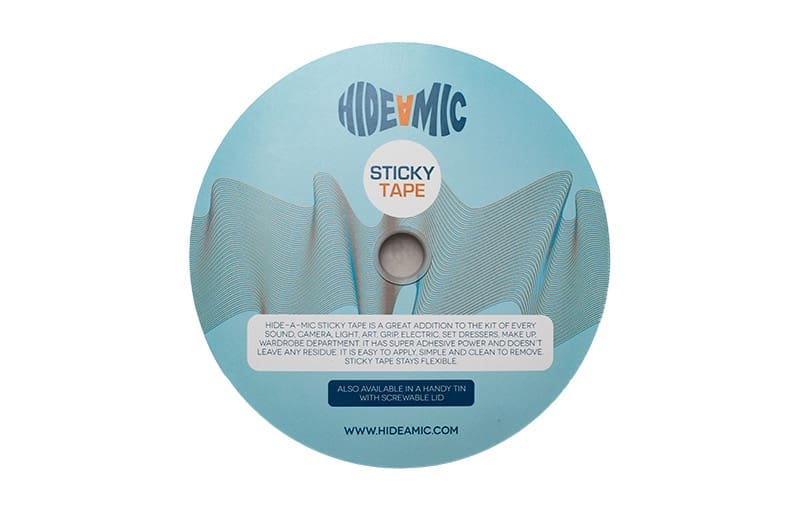 Hide-A-Mic Sticky Tape - Roll 12mm x 20m - Afbeelding 4