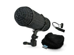 Radius Mini-ALTO 250, RAD-2 Kit, PG Handle & 3-Pin XLR Cable, Black Fur