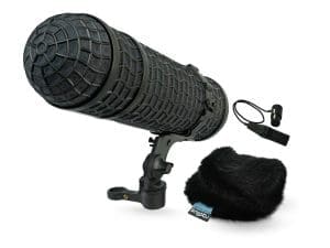 Radius Mini-ALTO 280, RAD-2 Kit, PG Handle & 3-Pin XLR Cable, Black Fur