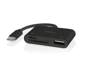 Nedis 4-Port USB-C Hub - SD Card Reader
