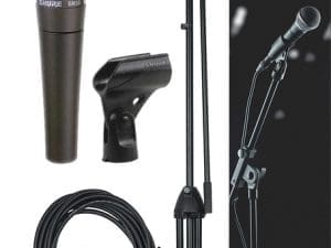 Shure SM58 Quality Bundle - (Shure, K&M & Sommer)
